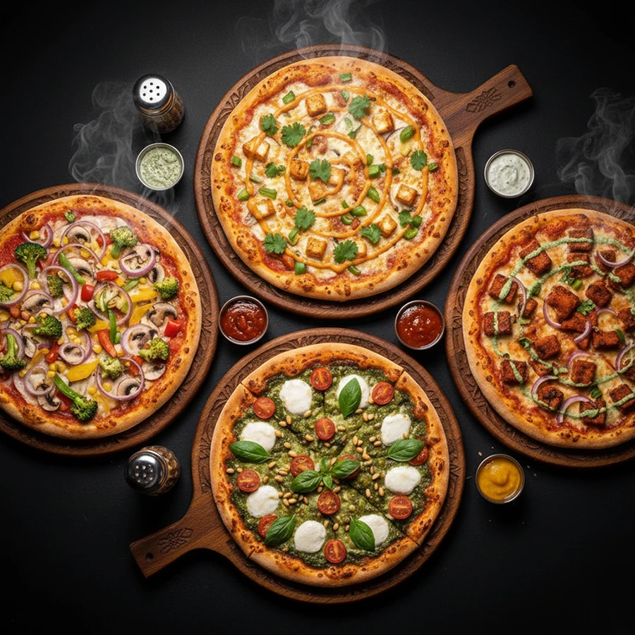 Slide 2 Freshly Baked Veg Pizzas Made to Perfection_converted